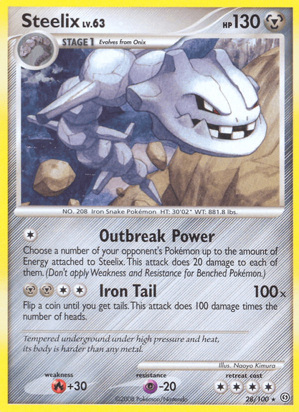 Steelix — Stormfront Pokémon TCG card by Naoyo Kimura