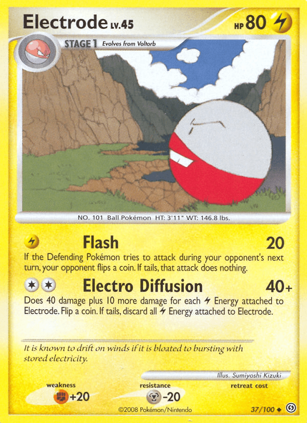 Electrode (37) — Stormfront Pokémon TCG card by Sumiyoshi Kizuki