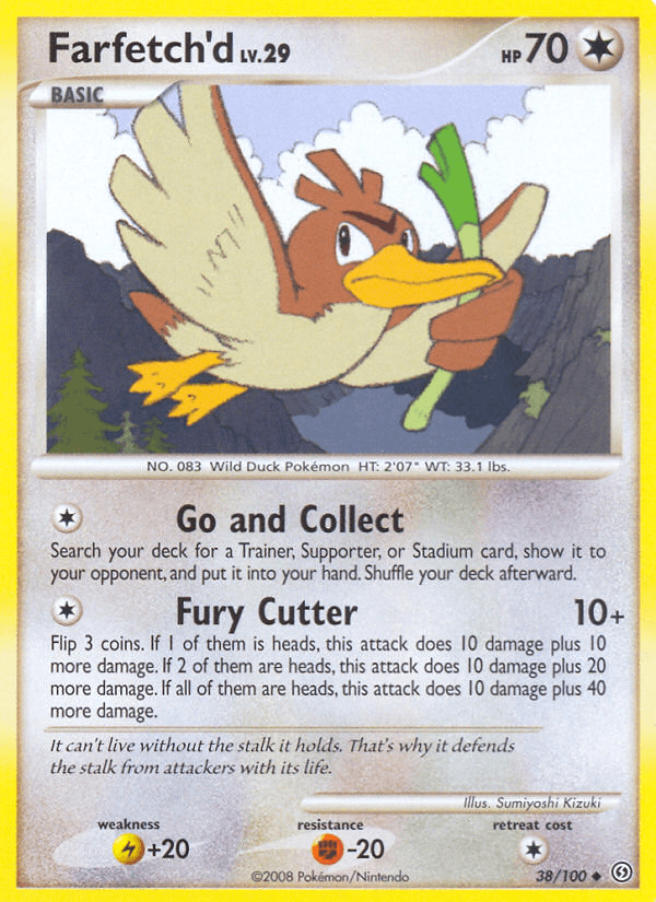 Farfetch'd — Stormfront Pokémon TCG card by Sumiyoshi Kizuki