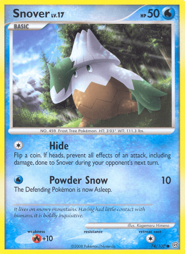 Snover — Stormfront Pokémon TCG card by Kagemaru Himeno
