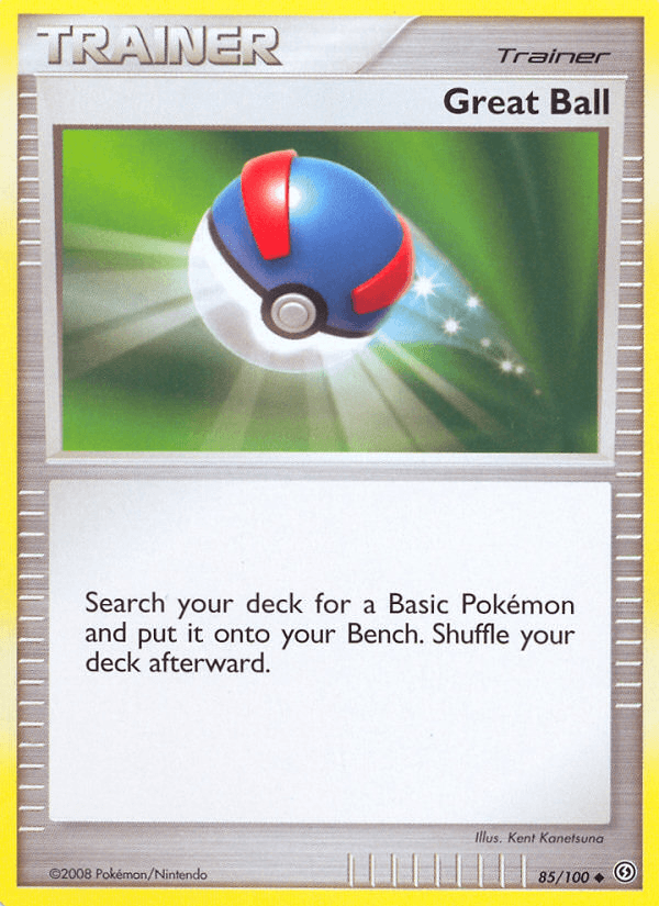 Great Ball — Stormfront Pokémon TCG card by Kent Kanetsuna