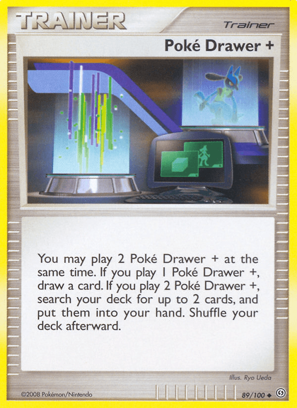 Poke Drawer + — Stormfront Pokémon TCG card by Ryo Ueda