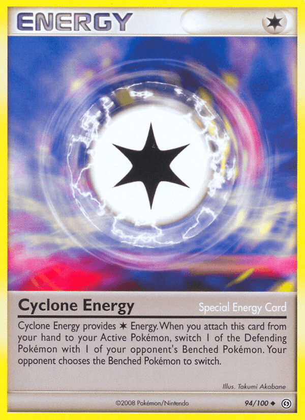 Cyclone Energy — Stormfront Pokémon TCG card by Takumi Akabane