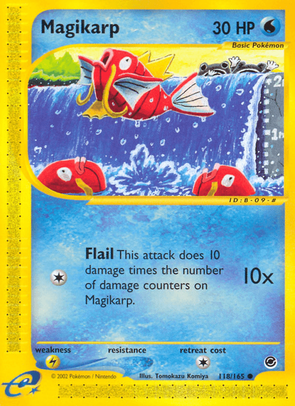 Magikarp — Expedition Pokémon TCG card by Tomokazu Komiya
