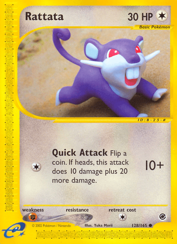 Rattata — Expedition Pokémon TCG card by Yuka Morii