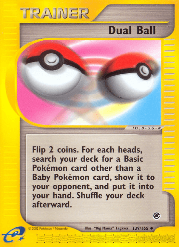 Dual Ball — Expedition Pokémon TCG card by "Big Mama" Tagawa