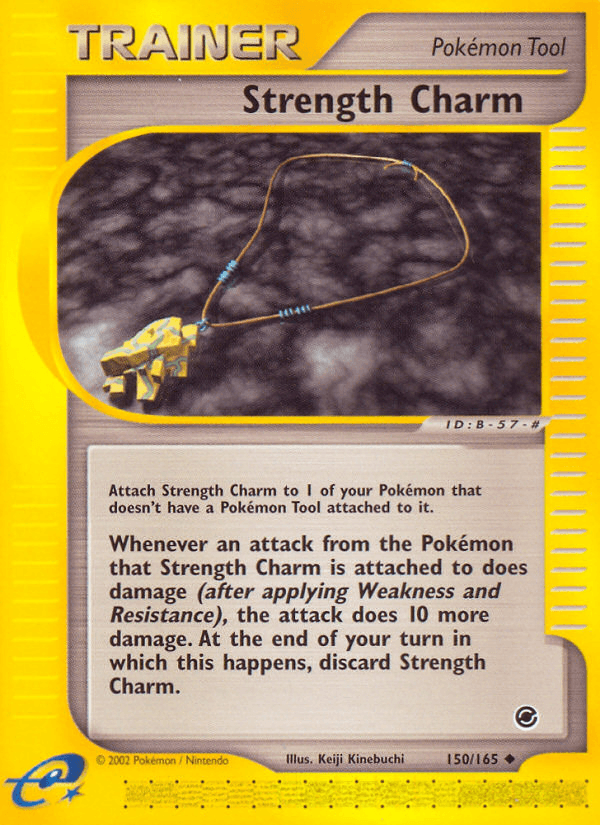 Strength Charm — Expedition Pokémon TCG card by Keiji Kinebuchi