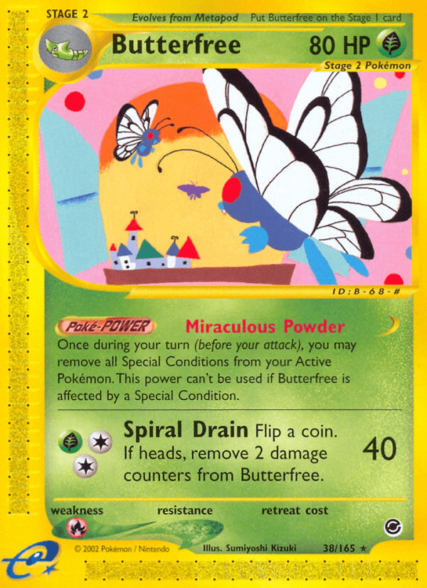 Butterfree — Expedition Pokémon TCG card by Sumiyoshi Kizuki