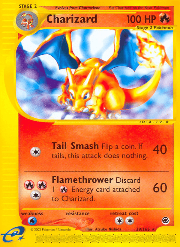 Charizard (39) — Expedition Pokémon TCG card by Mitsuhiro Arita