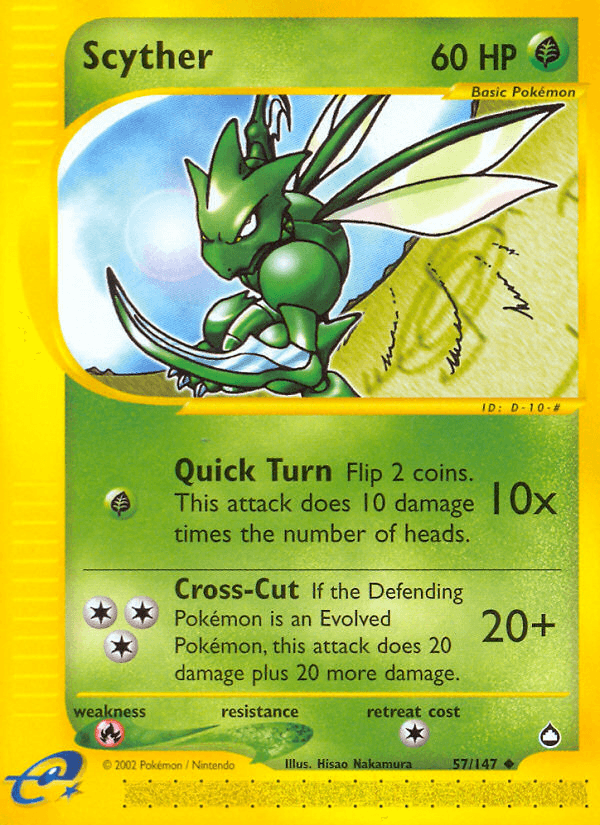 Scyther (57) — Aquapolis