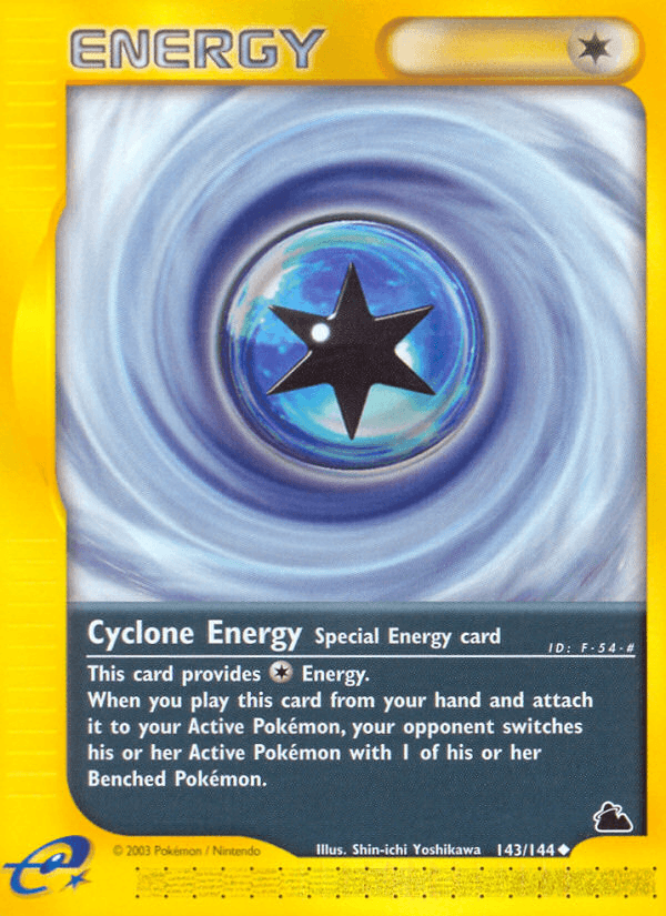Cyclone Energy — Skyridge Pokémon TCG card by Shin-ichi Yoshikawa