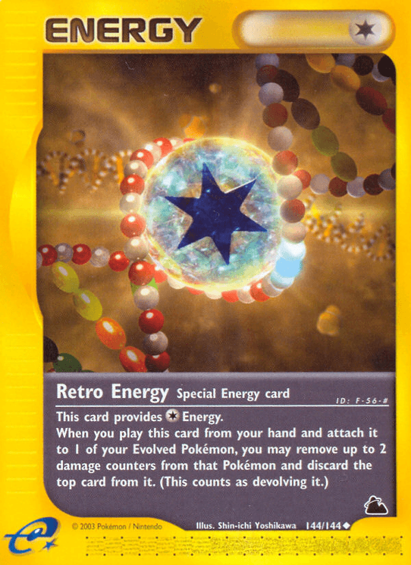Retro Energy — Skyridge Pokémon TCG card by Shin-ichi Yoshikawa