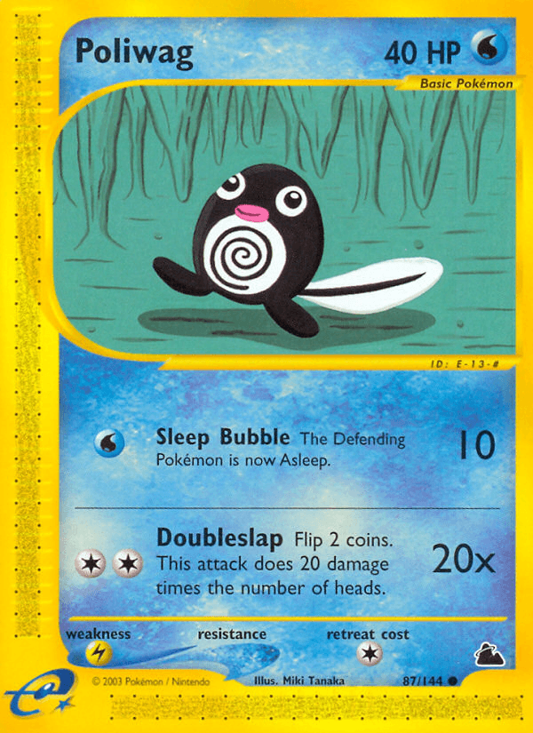 Poliwag — Skyridge Pokémon TCG card by Miki Tanaka