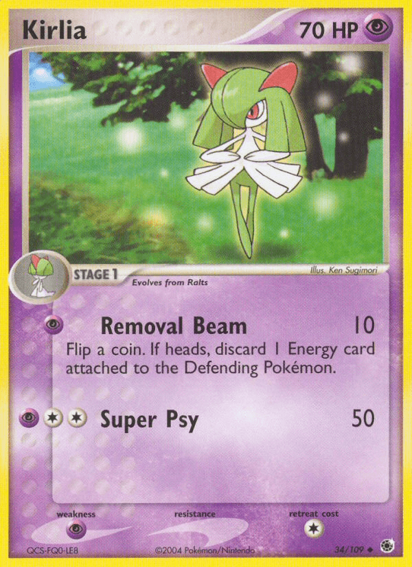 Kirlia — Pokémon TCG card