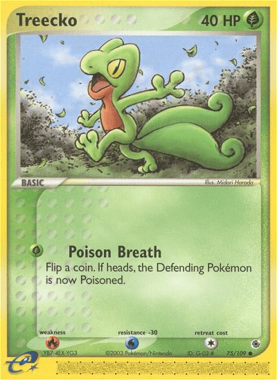 Treecko - 75/109 — Ruby and Sapphire