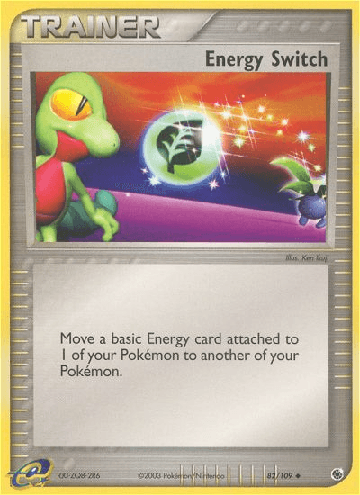 Energy Switch — Ruby and Sapphire Pokémon TCG card by Ken Ikuji