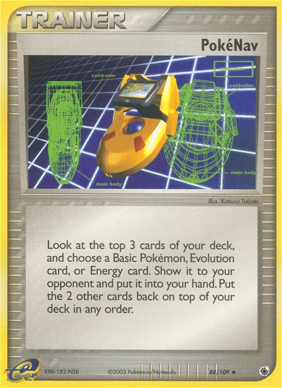 PokeNav - 88/109 — Deck Exclusives Pokémon TCG card by Katsura Tabata