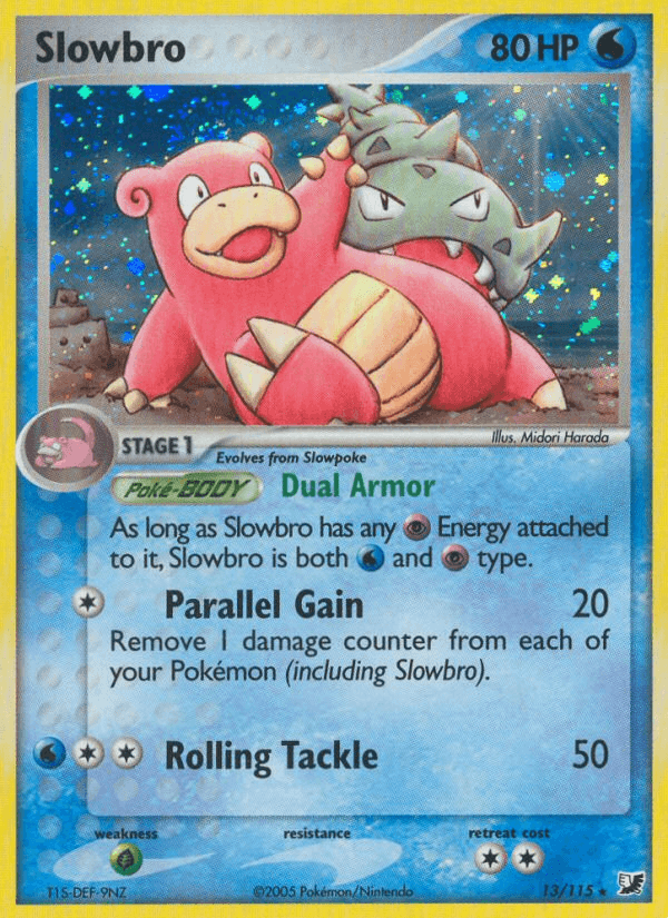 Slowbro — Unseen Forces Pokémon TCG card by Midori Harada