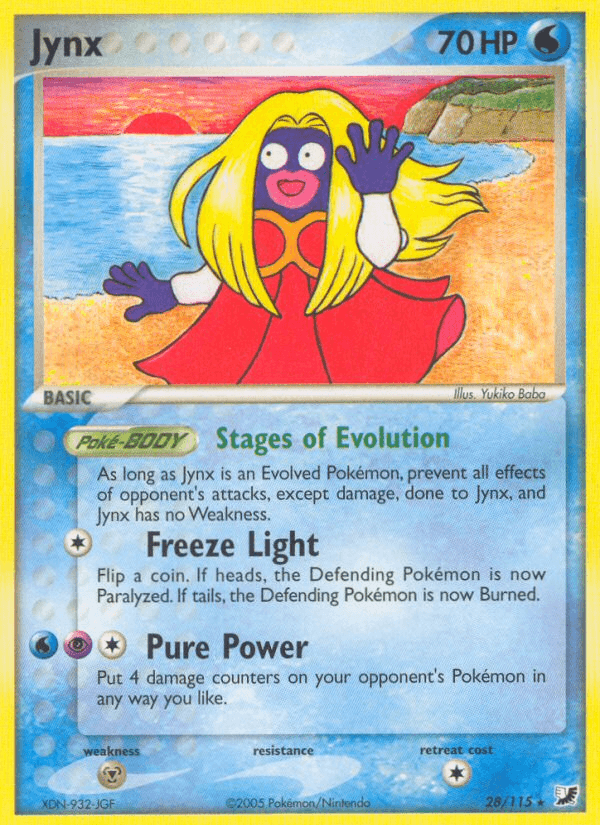 Jynx — Unseen Forces Pokémon TCG card by Yukiko Baba
