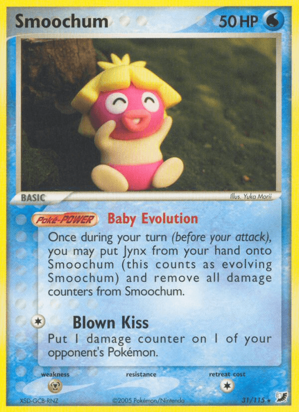 Smoochum — Unseen Forces Pokémon TCG card by Yuka Morii