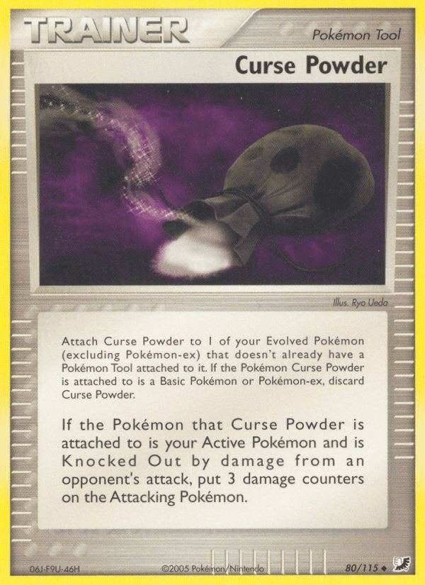 Curse Powder — Unseen Forces Pokémon TCG card by Ryo Ueda