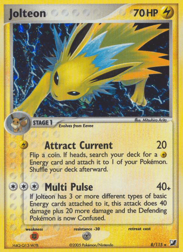Jolteon — Unseen Forces Pokémon TCG card by Mitsuhiro Arita