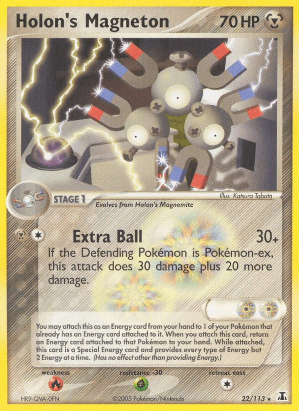 Holon's Magneton — Delta Species Pokémon TCG card by Katsura Tabata
