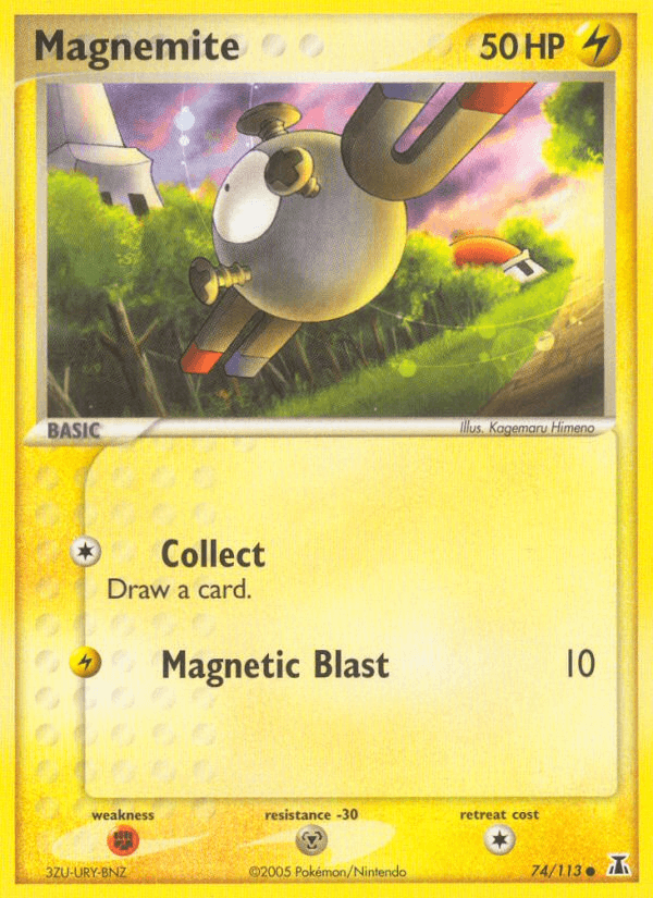 Magnemite — Delta Species Pokémon TCG card by Kagemaru Himeno
