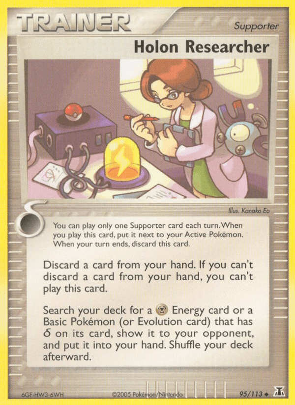 Holon Researcher — Delta Species Pokémon TCG card by Kanako Eo