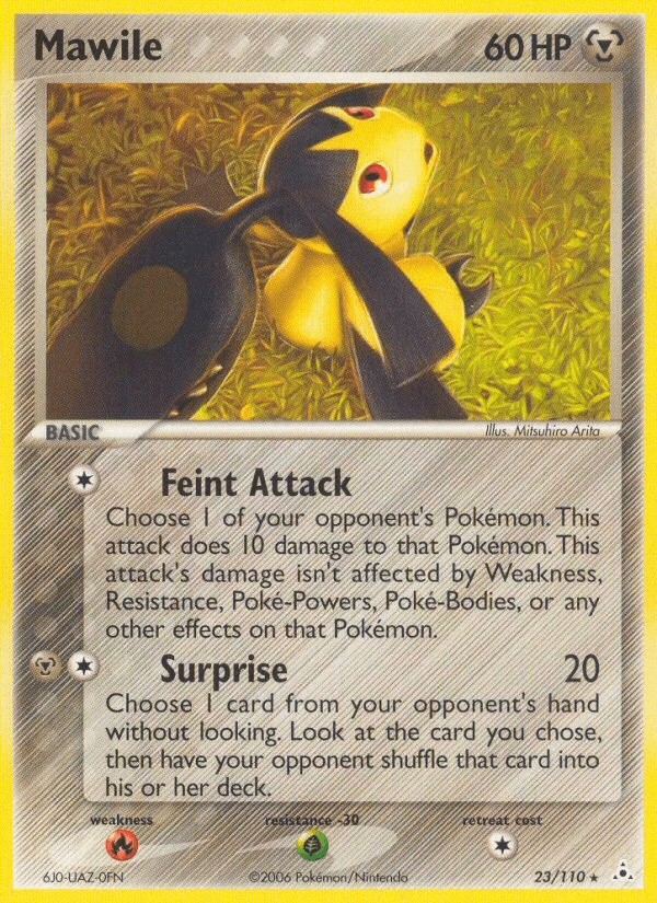 Mawile — Holon Phantoms Pokémon TCG card by Mitsuhiro Arita