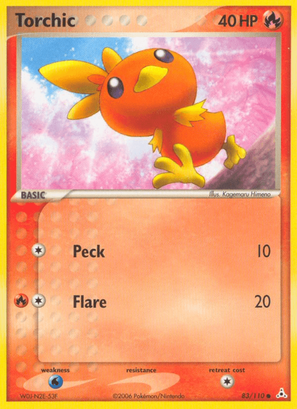 Torchic — Holon Phantoms Pokémon TCG card by Kagemaru Himeno