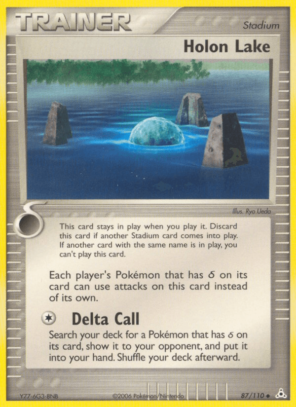 Holon Lake — Holon Phantoms Pokémon TCG card by Ryo Ueda