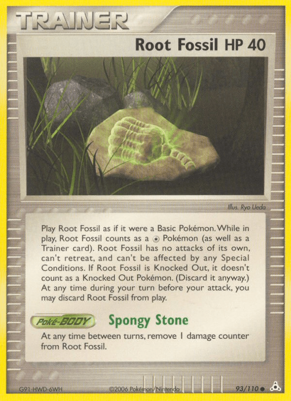 Root Fossil — Holon Phantoms Pokémon TCG card by Ryo Ueda