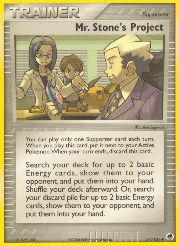 Mr. Stone's Project — Pokémon TCG card
