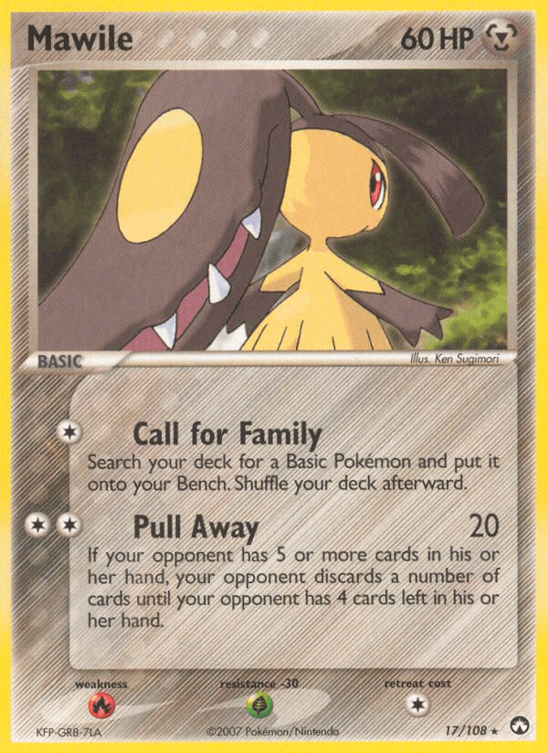 Mawile — Power Keepers Pokémon TCG card by Ken Sugimori
