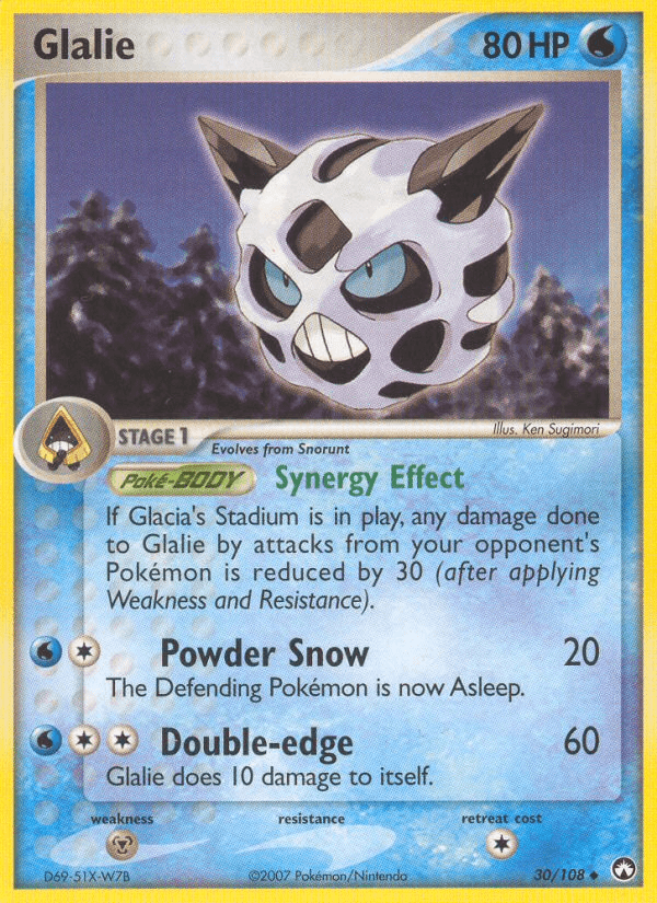 Glalie — Power Keepers Pokémon TCG card by Ken Sugimori