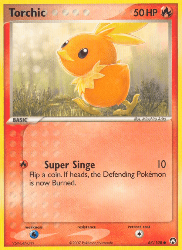 Torchic — Power Keepers Pokémon TCG card by Mitsuhiro Arita