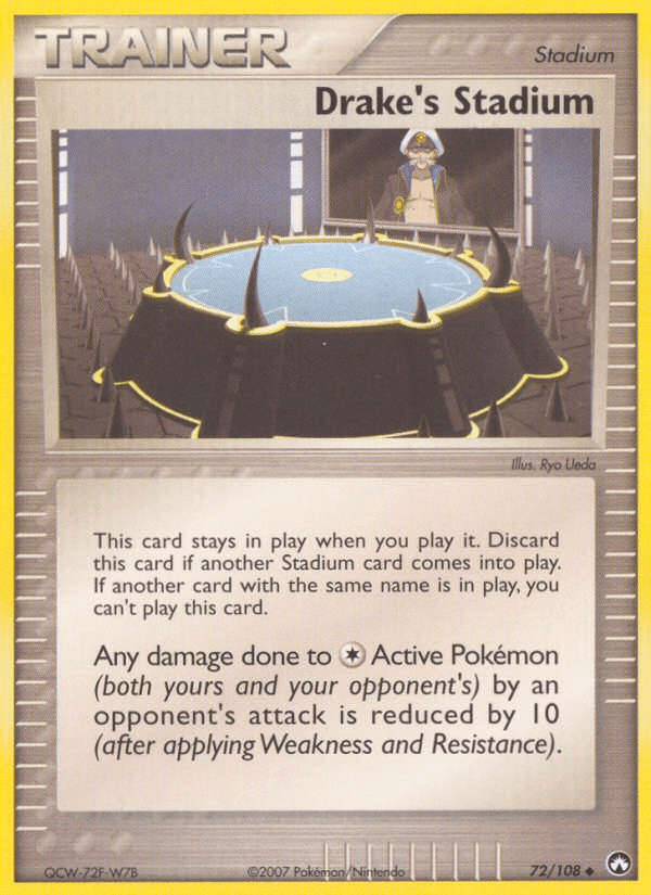 Drake's Stadium — Power Keepers Pokémon TCG card by Ryo Ueda