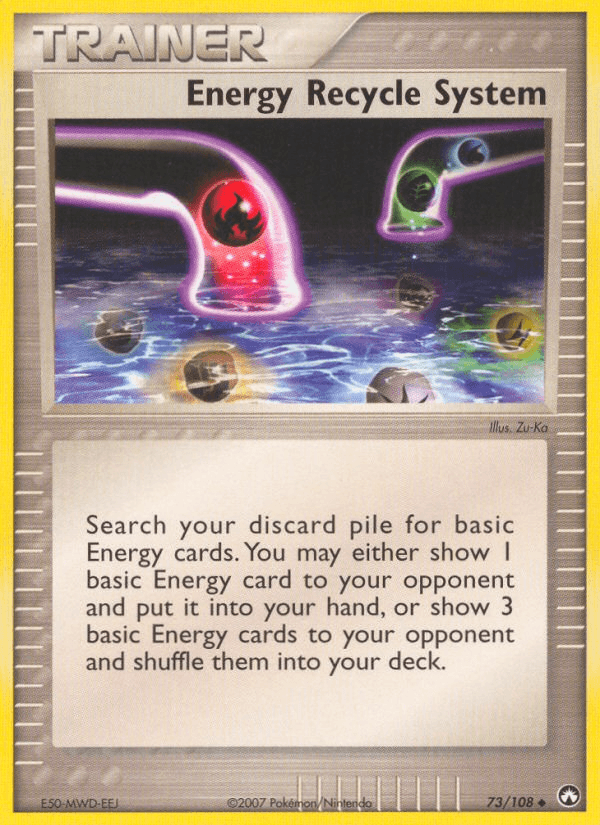 Energy Recycle System — Power Keepers Pokémon TCG card by Zu-Ka