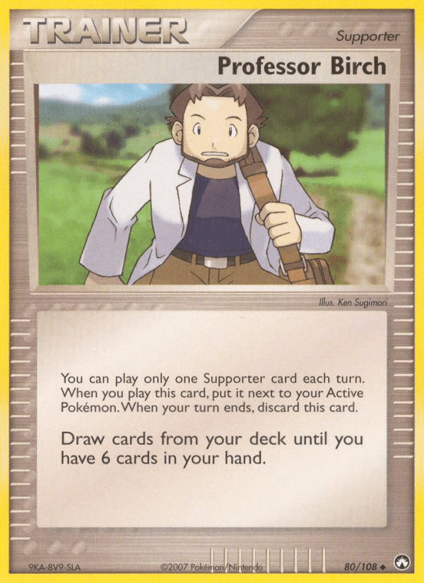 Professor Birch — Power Keepers Pokémon TCG card by Ken Sugimori