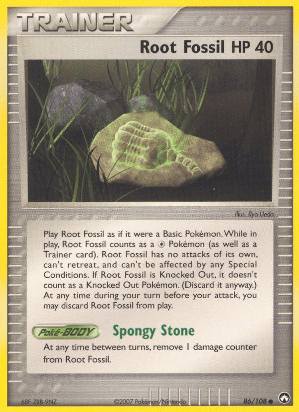 Root Fossil — Power Keepers Pokémon TCG card by Ryo Ueda