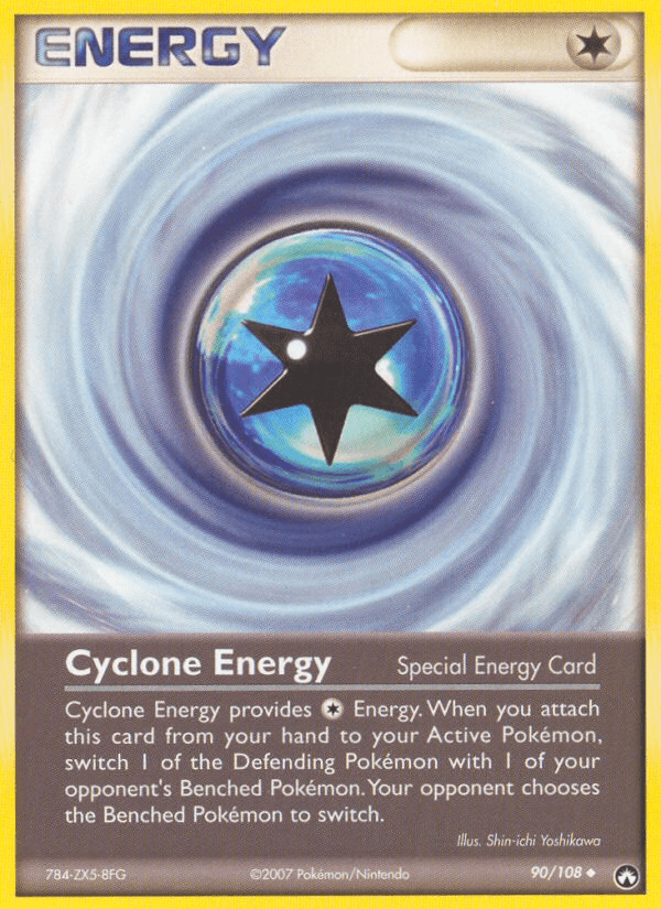 Cyclone Energy — Power Keepers Pokémon TCG card by Shin-ichi Yoshikawa