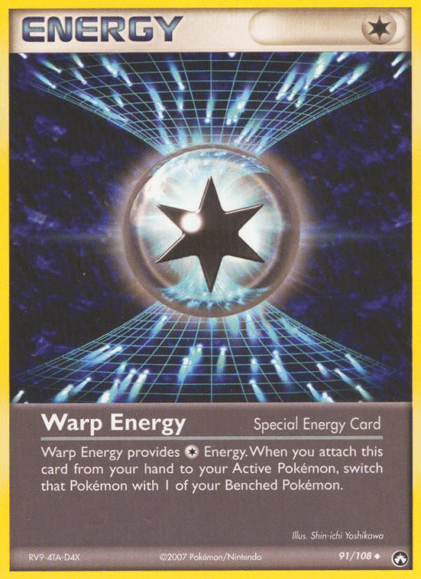 Warp Energy — Power Keepers Pokémon TCG card by Shin-ichi Yoshikawa