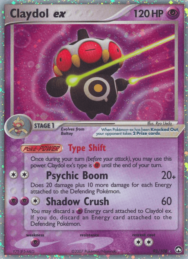 Claydol ex — Pokémon TCG card