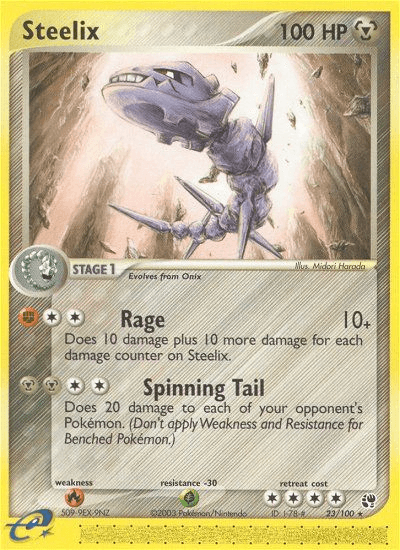 Steelix — Sandstorm Pokémon TCG card by Midori Harada
