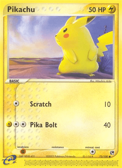 Pikachu — Sandstorm