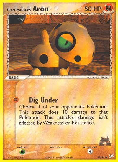 Team Magma's Aron - 59/95 — Team Magma vs Team Aqua