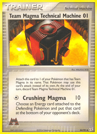 Team Magma Technical Machine 01 — Team Magma vs Team Aqua