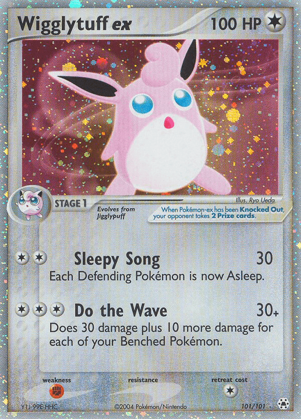 Wigglytuff ex — Hidden Legends Pokémon TCG card by Ryo Ueda