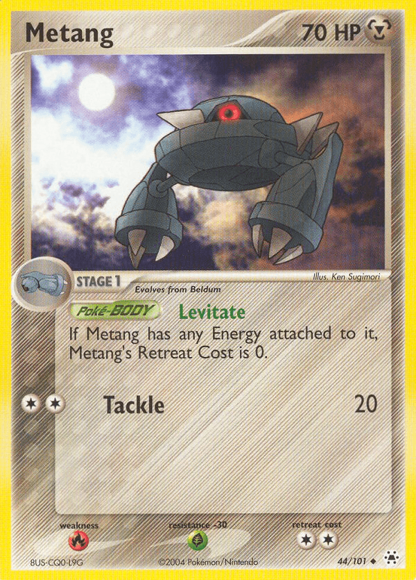 Metang - 44/101 — Hidden Legends Pokémon TCG card by Ken Sugimori